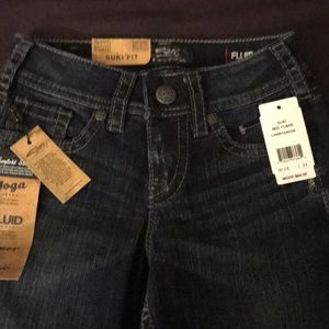 Silver brand Dark blue jeans